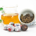 Detox Slim Tea Rose Flavor Mini Pu'er Slimming Tea for Losing Weight